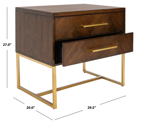 Safavieh Estelle Nightstand FOX6262D