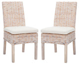 Safavieh Sanibel Side Chair W/ Cushion FOX6541A-SET2