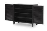 Baxton Studio Coolidge Espresso Shoe-Storage Cabinet