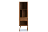 Ellingham Mid-century Retro Modern 1-drawer Sideboard Storage Cabinet Bookcase Organizer