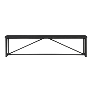 Moe's Home Sierra Bench Black FR-1018-02