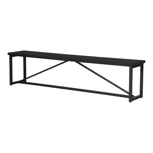 Moe's Home Sierra Bench Black FR-1018-02