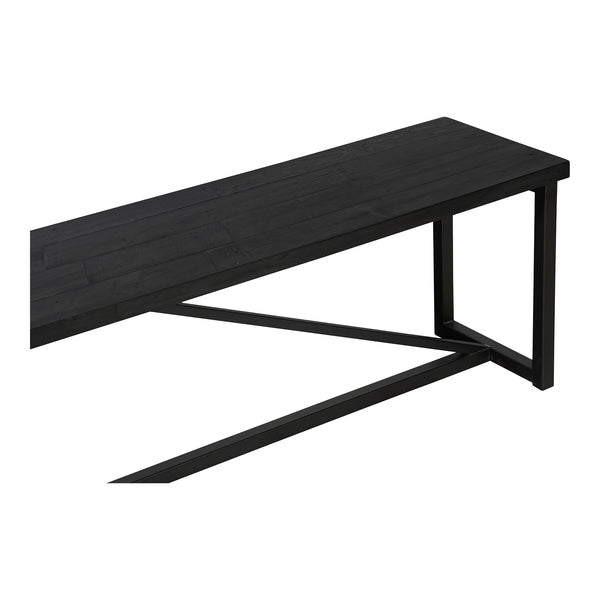 Moe's Home Sierra Bench Black FR-1018-02