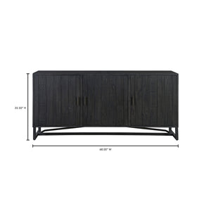 Moe's Home Sierra Sideboard Black FR-1019-02