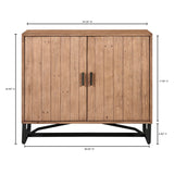 Moe's Home Sierra 2 Door Cabinet Natural FR-1035-23