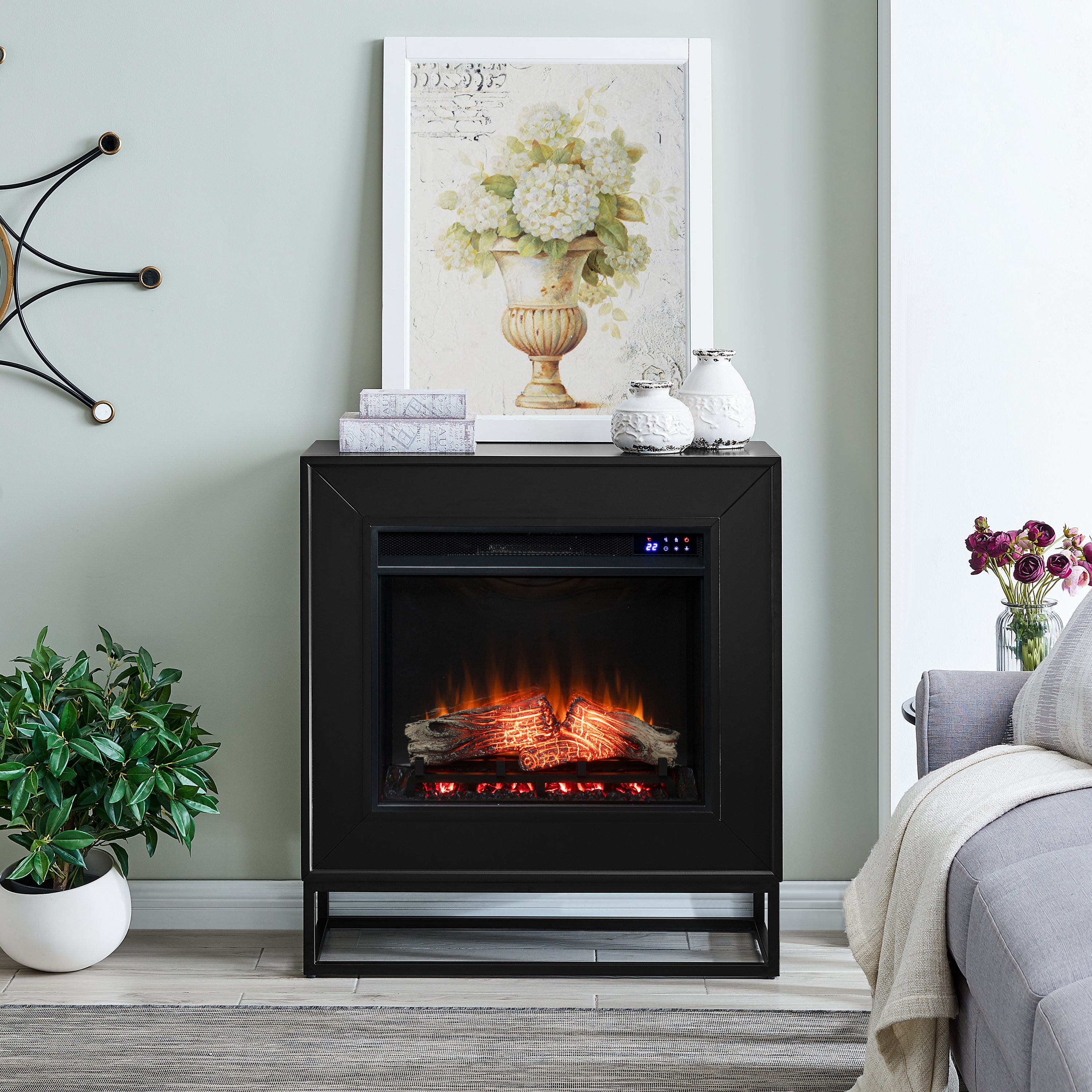 Holly & Martin Frescan Contemporary Electric Fireplace - Thumbnail 4