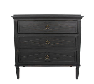 Zeugma FR853 Black Small Accent Table