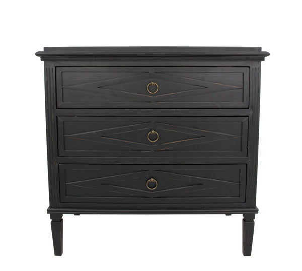 Zeugma FR853 Black Small Accent Table