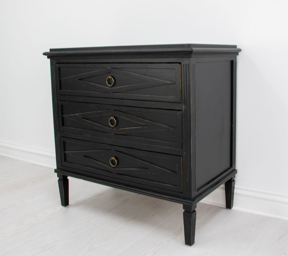 Zeugma FR853 Black Small Accent Table