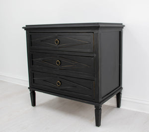 Zeugma FR853 Black Small Accent Table