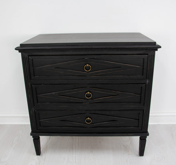 Zeugma FR853 Black Small Accent Table