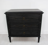 Zeugma FR853 Black Small Accent Table