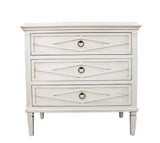 Zeugma FR853 White Small Accent Table