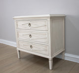 FR853 White Small Accent Table