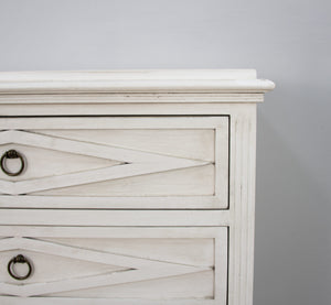 Zeugma FR853 White Small Accent Table