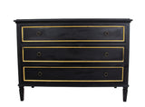 FR854 Black and Gold Accent Table