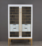 FR862 White & Gold Cabinet