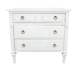 Zeugma FR876 White Small Accent Table