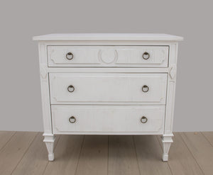 Zeugma FR876 White Small Accent Table