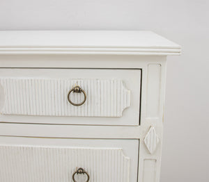 Zeugma FR876 White Small Accent Table