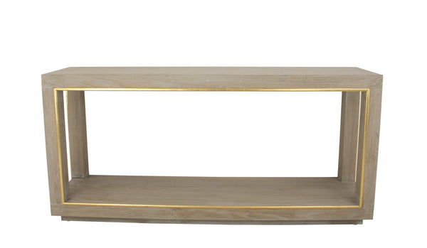 Zeugma FR890 Natural & Gold Console