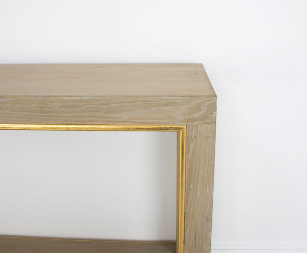 Zeugma FR890 Natural & Gold Console