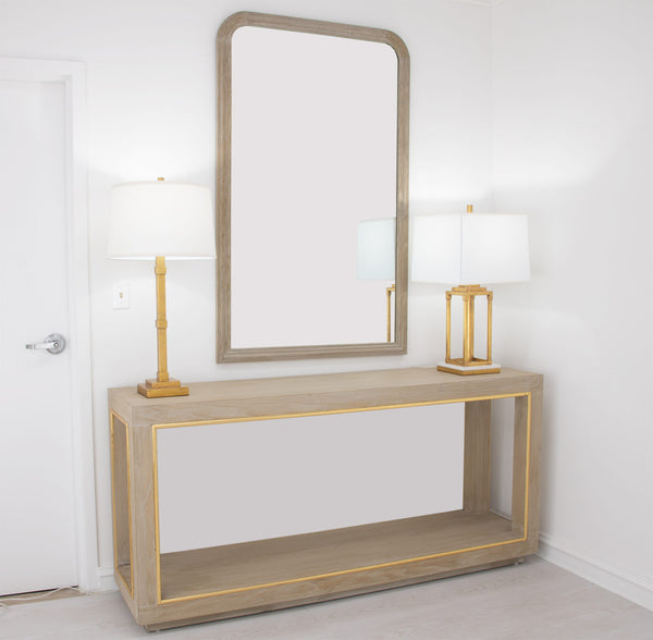 Zeugma FR890 Natural & Gold Console