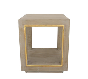 Zeugma FR891 Natural & Gold Side Table