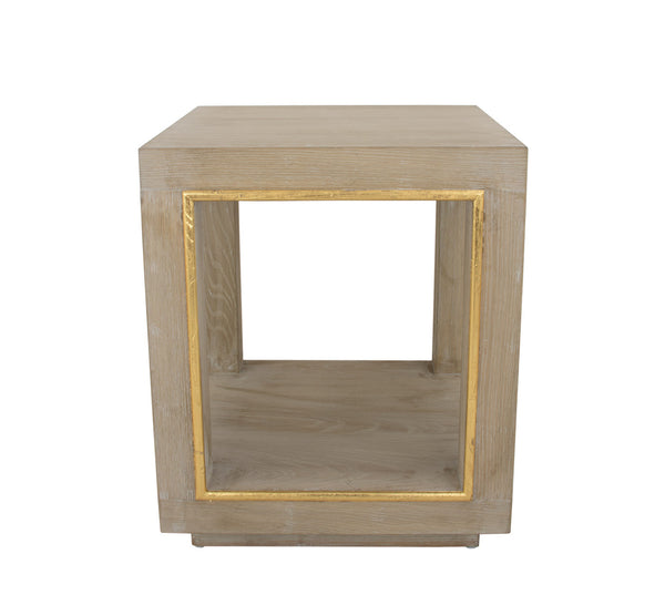Zeugma FR891 Natural & Gold Side Table