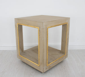 Zeugma FR891 Natural & Gold Side Table
