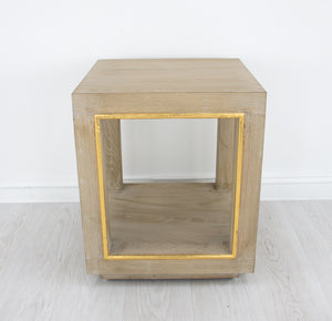 Zeugma FR891 Natural & Gold Side Table