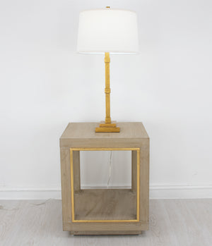 Zeugma FR891 Natural & Gold Side Table