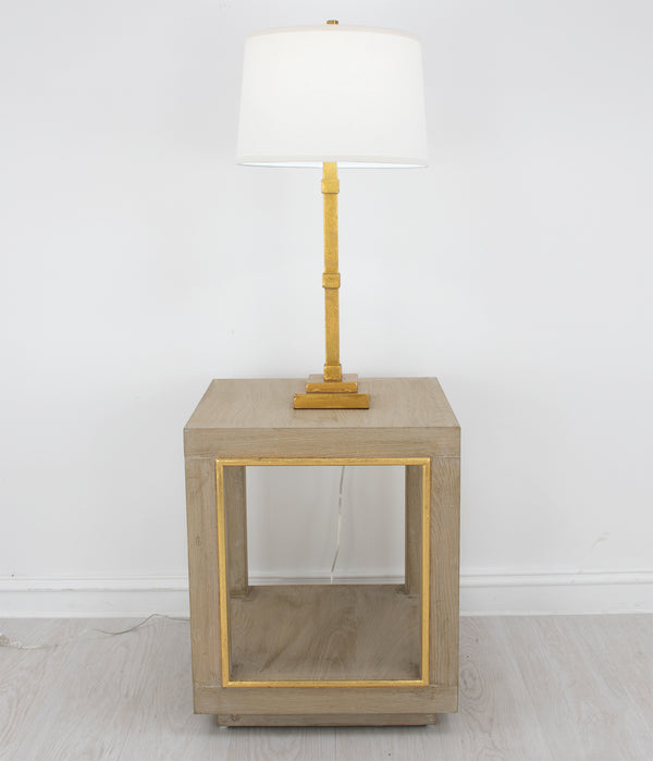 Zeugma FR891 Natural & Gold Side Table