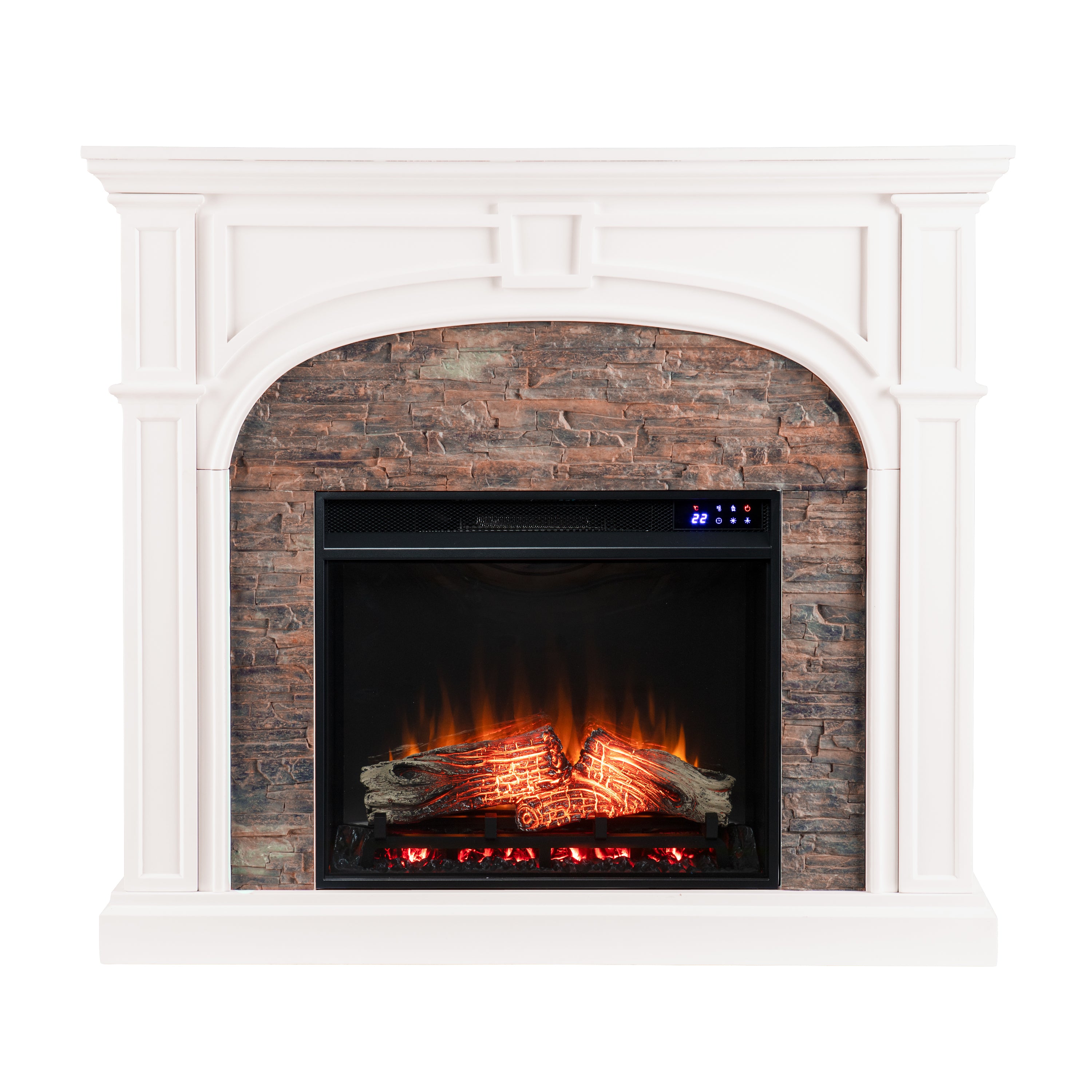 Tanaya Touch Screen Electric Fireplace - Thumbnail 4