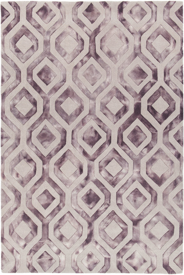 Chandra Rugs Fran 100% Wool Hand-Tufted Contemporay Rug Tan/Brown 7'9 x 10'6