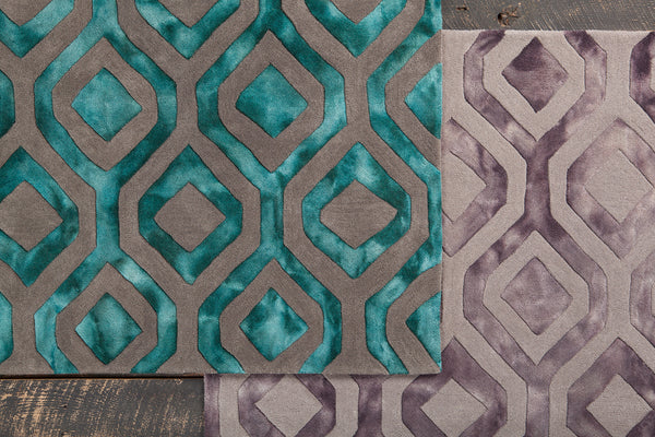 Chandra Rugs Fran 100% Wool Hand-Tufted Contemporay Rug Tan/Brown 7'9 x 10'6