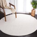 Safavieh Faux Rabbit Fur 500 Power Loomed 100% Polyester Pile Solid & Tonal Rug FRF500A-8