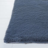 Safavieh Faux Rabbit Fur 500 Power Loomed 100% Polyester Pile Solid & Tonal Rug FRF500H-8