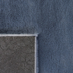 Safavieh Faux Rabbit Fur 500 Power Loomed 100% Polyester Pile Solid & Tonal Rug FRF500H-8