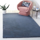 Safavieh Faux Rabbit Fur 500 Power Loomed 100% Polyester Pile Solid & Tonal Rug FRF500H-8