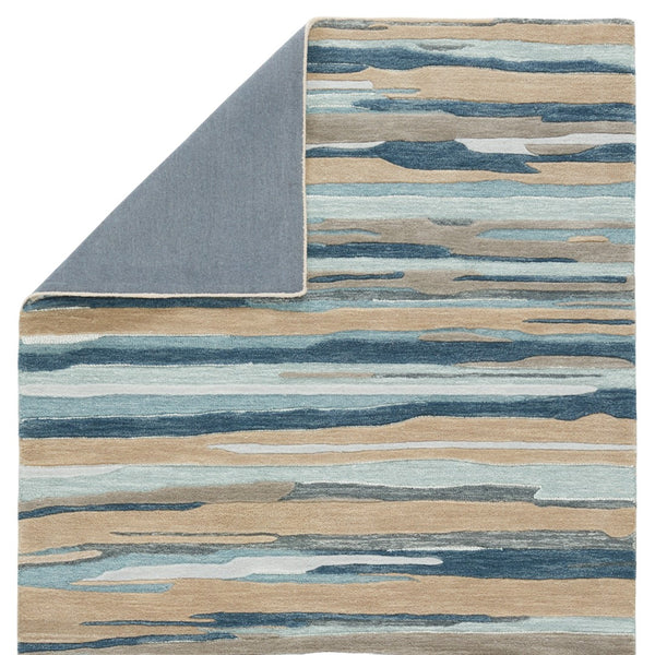 Jaipur Living Fragment Rhine FRG05 Hand Tufted Handmade Indoor Modern Rug Blue 6' x 9'