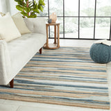 Jaipur Living Fragment Collection FRG05 Rhine 100% Wool Handmade Modern Stripes Rug RUG153397