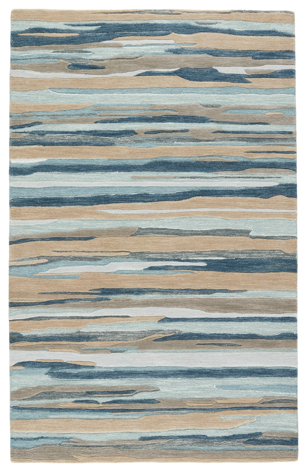 Jaipur Living Fragment Rhine FRG05 Hand Tufted Handmade Indoor Modern Rug Blue 6' x 9'