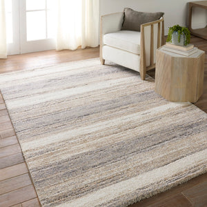 Jaipur Living Ferris Caramon Vibe FRR11 Power Loomed 70% Polypropylene 30% Polyester Abstract Area Rug Tan 70% Polypropylene 30% Polyester RUG155836