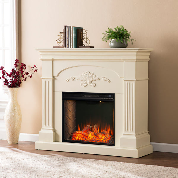 Sei Furniture Sicilian Smart Electric Fireplace Fs9275