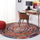 Safavieh Fiesta Shag 360 Power Loomed Polypropylene Pile Shag & Flokati Rug FSG360M-7R