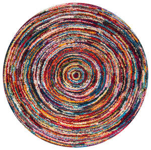 Safavieh Fiesta Shag 360 Power Loomed Polypropylene Pile Shag & Flokati Rug FSG360M-7R