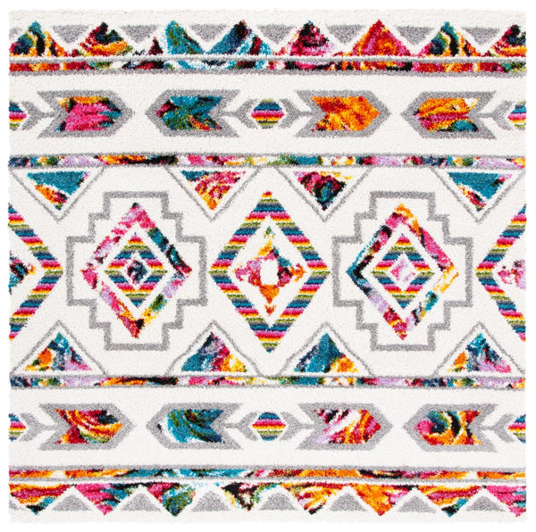 Safavieh Fiesta Shag 365 Power Loomed Polypropylene Pile Shag & Flokati Rug FSG365A-7SQ