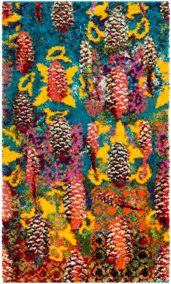 Safavieh Fiesta Shag 369 Power Loomed Polypropylene Pile Shag & Flokati Rug FSG369K-3