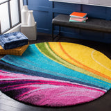 Safavieh Fiesta Shag 372 Power Loomed Polypropylene Pile Shag & Flokati Rug FSG372M-7R